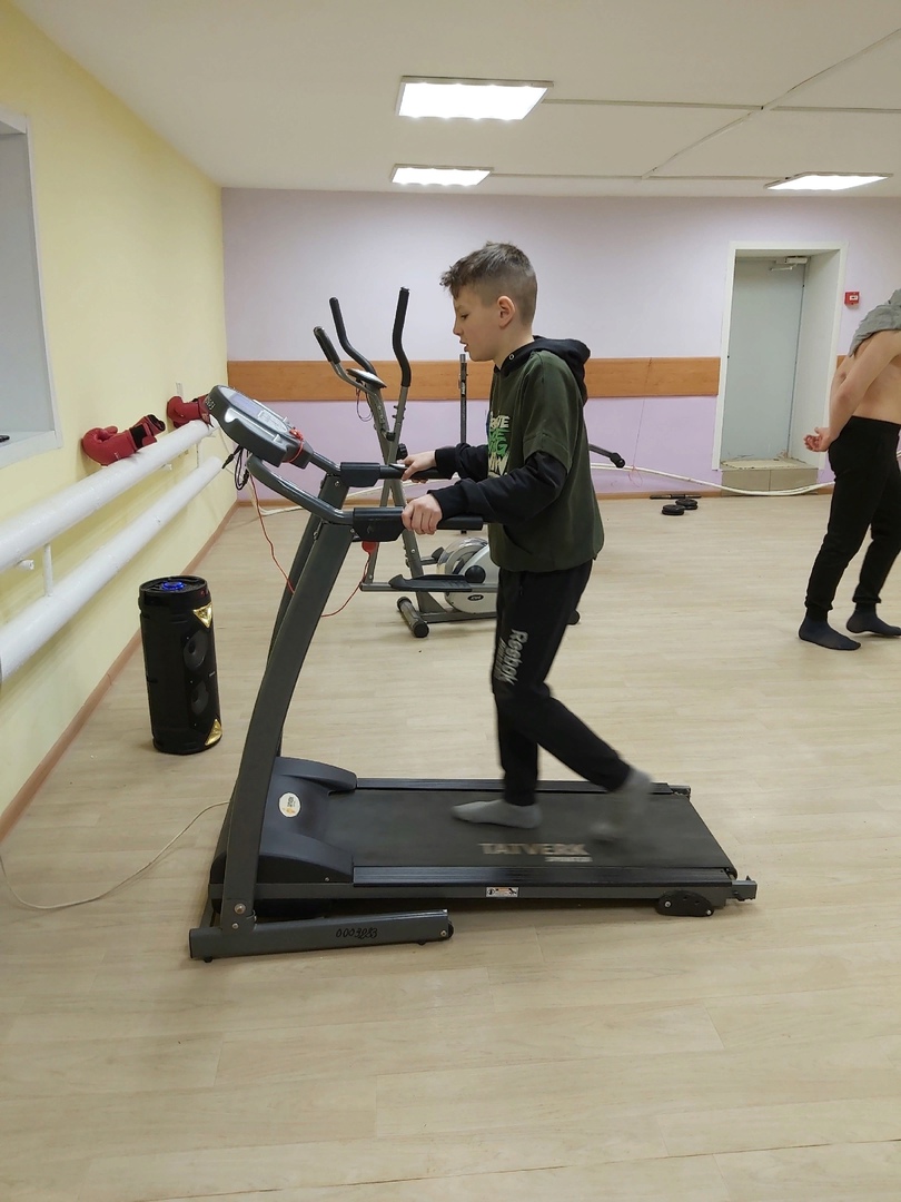 В обновленном тренажерном зале